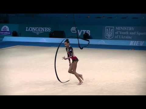 Alevrogianni Kyriaki (GRE)  ribbon  World Championships RG 2013 Qual