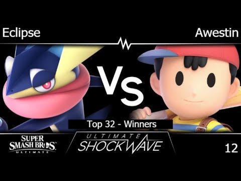 USW 12 - Eclipse (Greninja) vs TLOC | Awestin (Ness) Top 32 - Winners - SSBU