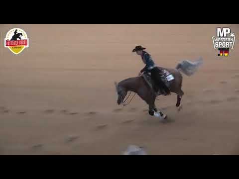 NRHA Germany Breeders Derby 2020 - Ro Round winner Lv4