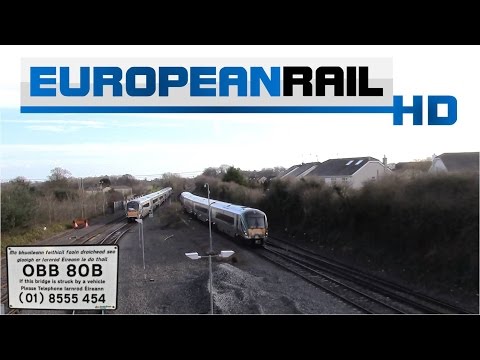 Iarnród Éireann Irish Rail ICR 22000 DMU 22026 arrives at Drogheda Railcar Service Depot