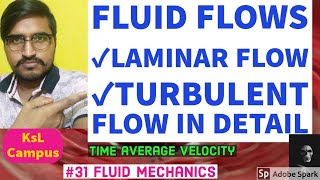 Laminar Flow & Turbulent Flow in Detail | Unveiling Time-Average Velocity 🚣 #FM31