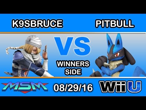 MSM 63 - NIPS | K9sBruce (Sheik) Vs. A2 | Pitbull (Lucario) Winners Side - Smash Wii U
