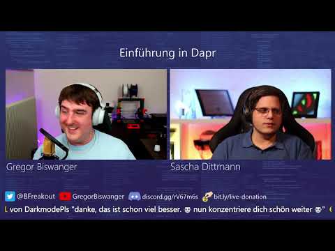 Einführung in Dapr mit Sascha Dittmann (Twitch Live-Stream)