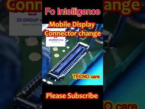 how to replace broken lcd connector ll mobile display connector repair ll SUB PCB connector Change