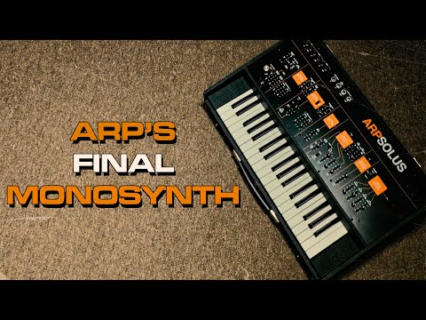 ARP Solus Monophonic Analog Synthesizer 1980 - 1981 - Black / Orange image 12