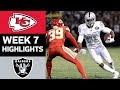 Chiefs vs. Raiders | NFL Week 7 Game Highlights