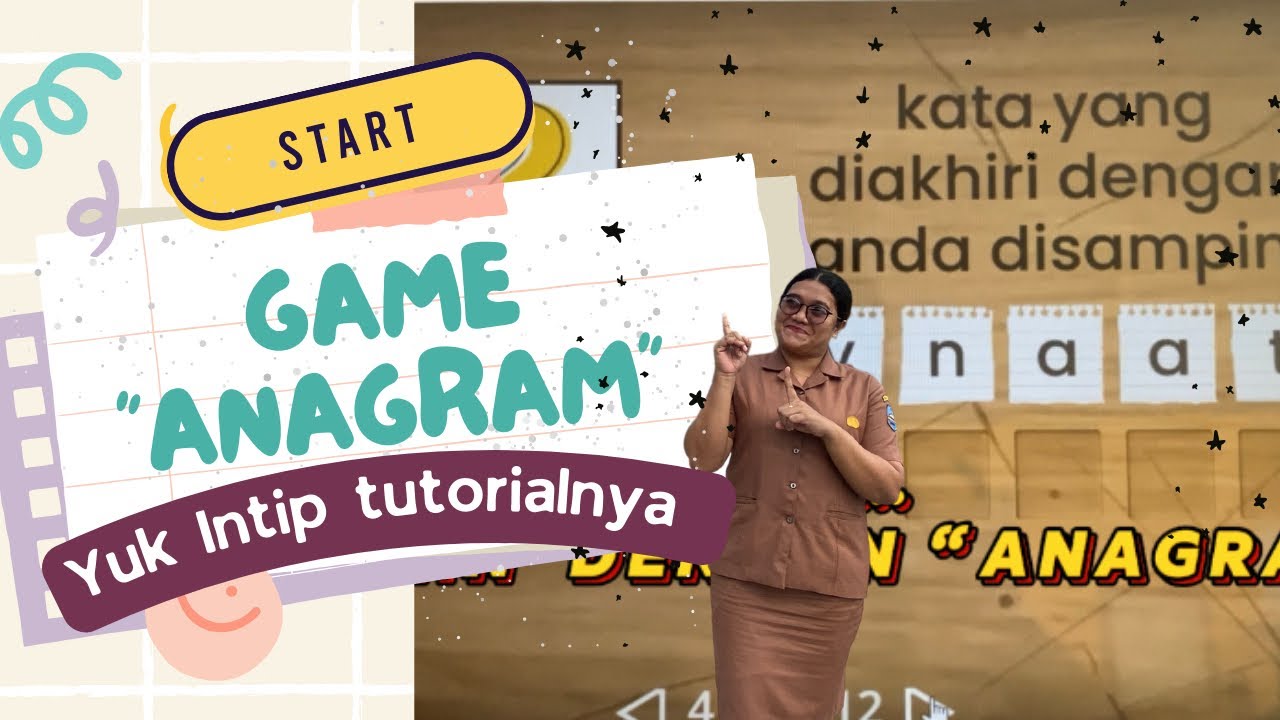 CARA BIKIN GAME Edukasi “ANAGRAM”