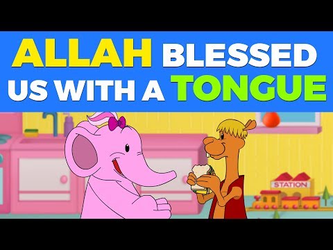 Allah Blessed Us With a TONGUE - Zaky Cartoon