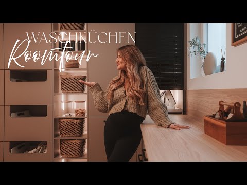 Unsere neue Waschküche 🥰 #roomtour | AnaJohnson