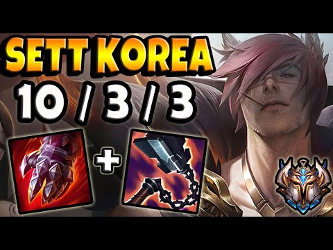 SETT vs SYLAS [ MID ] Lol Korea Challenger Patch 11.14 ✅