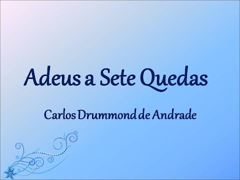 Poema Adeus a Sete Quedas