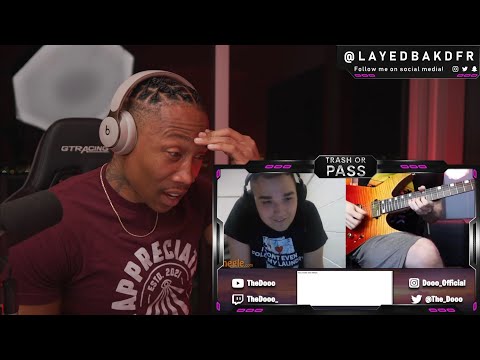 TRASH or PASS! TheDooo ( Guitarist BLOWS MINDS on OMEGLE) [REACTION!!!]