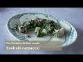 Eva Posthuma de Boer maakt koolrabi carpaccio