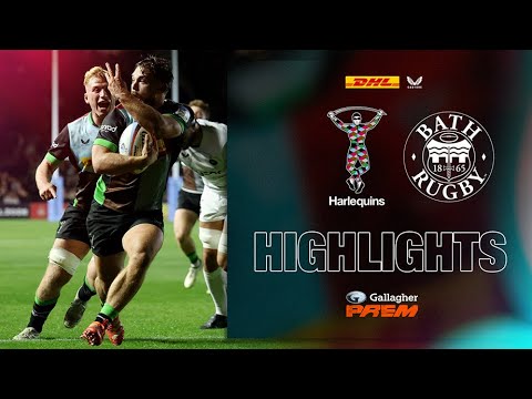 Highlights: Harlequins v Bath | 12 tries under the lights at The Stoop