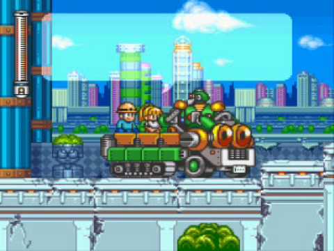 Mega Man 7 100% Walkthrough Part 1 - Opening Stage