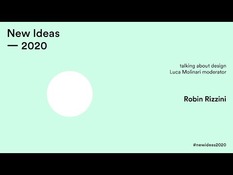 Talking about design: Luca Molinari in conversation with Robin Rizzini
