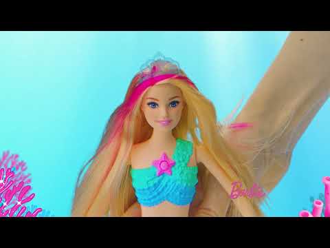 Šviečianti Barbė undinėlė Mattel Barbie Dreamtopia (HDJ36) video