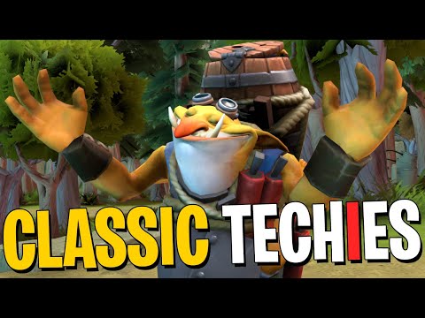 The Classic Techies Game (Rage Quit, Throws & Blame) - DotA 2