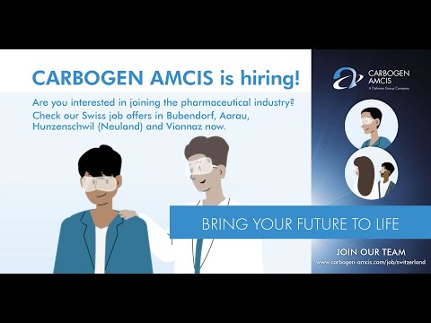 Bring your future to life at CARBOGEN AMCIS: We're hiring!