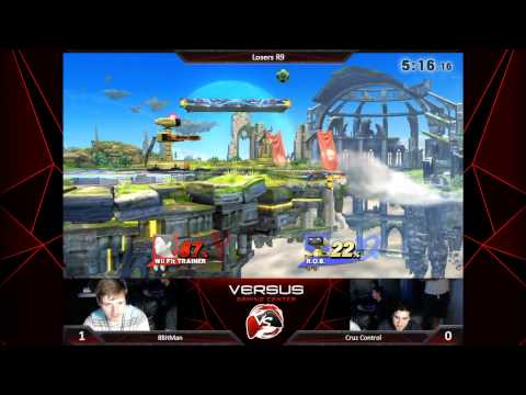 VS Weekly 2/5/15 - Losers Qtrs - Cruz Control (Wii Fit Trainer) vs. 8BitMan (ROB) - Smash 4