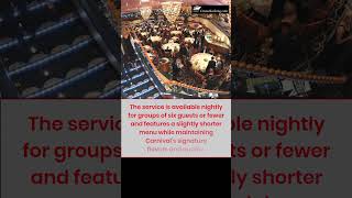 Carnival Cruise Line Introduces Express Dining for Faster Dinner Experience