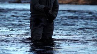 preview picture of video 'Fly Fishing Byske River- Sebbe Karlsson.'