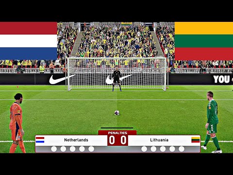 NETHERLANDS VS LITHUANIA FULL PENALTY SHOOTOUT | NED VS LTU HIGHLIGHTS