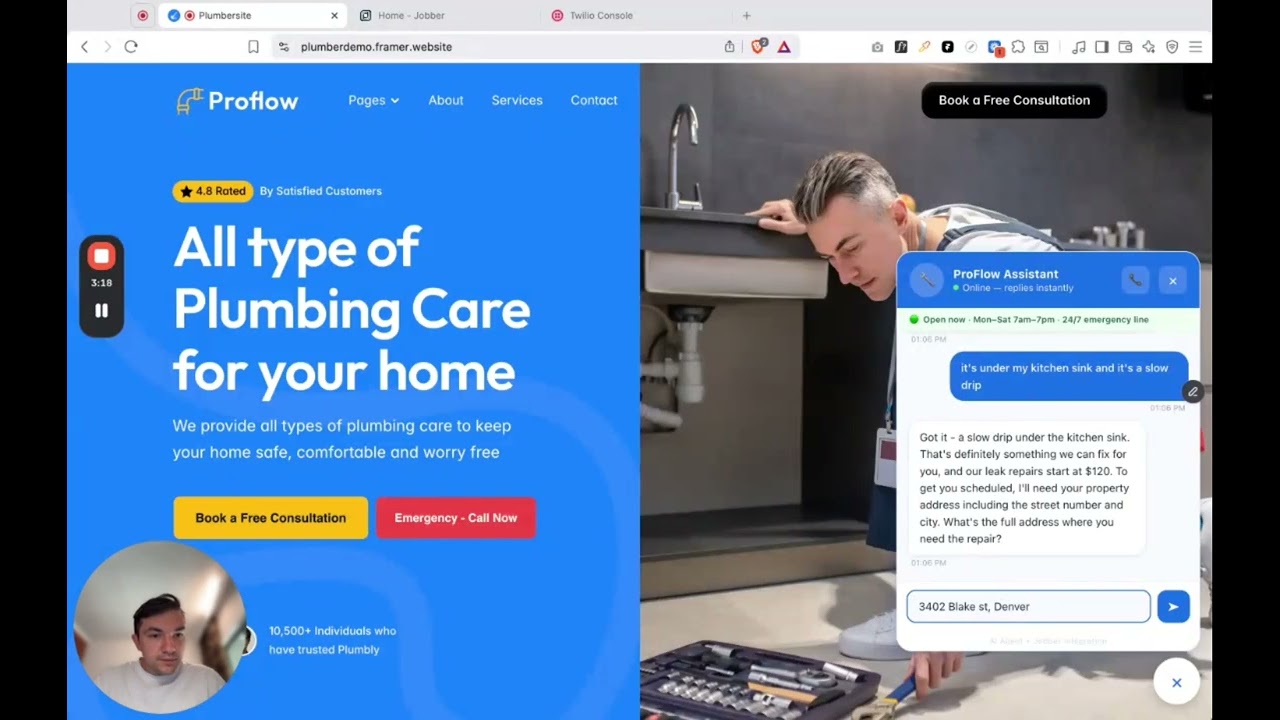 Proflow AI + Jobber Automation