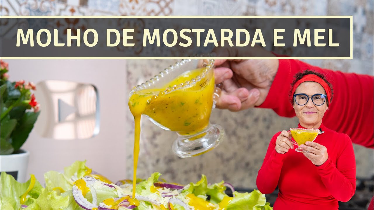 Watch Now MOLHO DE MOSTARDA E MEL | SALADA SEM GRAÇA NUNCA MAIS | VOCÊ VAI AMAR MOLHO DE MOSTARDA E MEL | SALADA SEM GRAÇA NUNCA MAIS | VOCÊ VAI AMAR