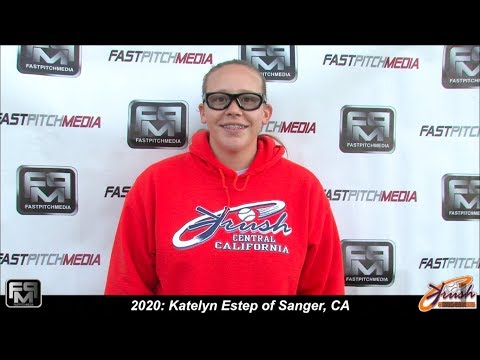 2020 Katelyn Estep Catcher Softball Skills Video - Cen Cal Krush