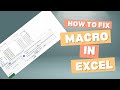 How To Fix The Following Features Cannot Be Save In Macro Free Workbooks In Excel