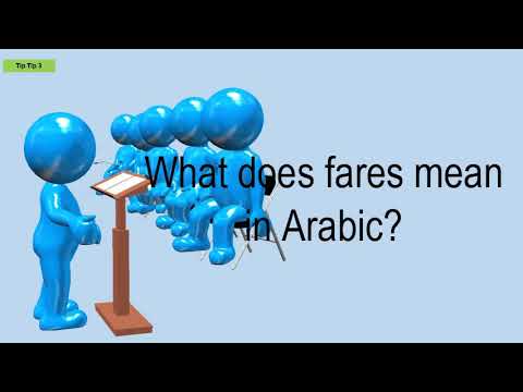 What Does Fares Mean In Arabic?