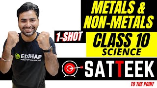 METALS & NON - METALS  CLASS 10  ONE SHOT  SCI