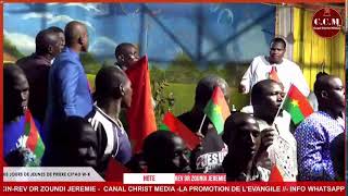 GRANDE PRIERE POUR LA NATION BURKINA FASO ORGANISEE PAR LE REV DR ZOUNDI JEREMIE