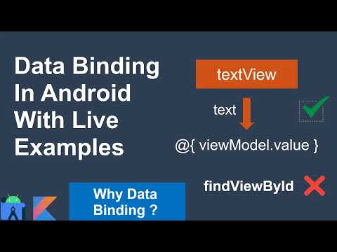 Android Data Binding Example Data Binding Vs Findviewbyid Data Binding Tutorial Part 1