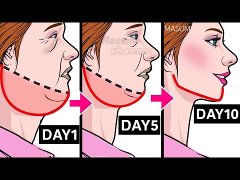 8min!! Reduce Double Chin and Get a Slim Beautiful Neck with this Exercise!