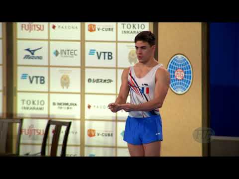 AZIAR Redouane (FRA) M - 2019 Trampoline Worlds, Tokyo (JPN) - Qualification Tumbling R1