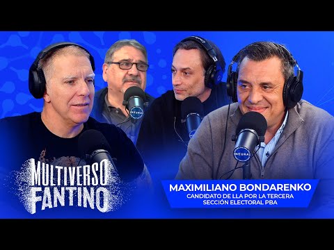 Maximiliano Bondarenko (candidato de LLA) en Multiverso Fantino - 02/09