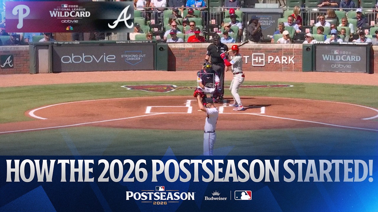 The first batter of the 2026 MLB Postseason! 👀 | MLB Highlights