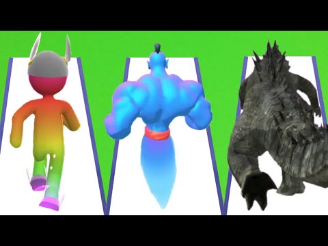 GIANT RUSH vs MUSCLE RUSH vs KAIJU RUN - Triple Game