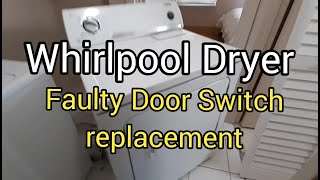 Whirlpool Dryer Door Switch Replacement