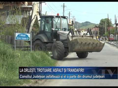 LA ORLESTI TROTUARE ASFALT SI TRANDAFIRI