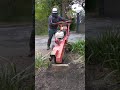 FSI B20 stump grinder in action