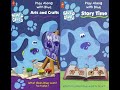 Opening To Blue S Clues Arts And Crafts Story Time VHS 1998