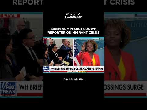 Biden Admin Shuts Down Reporter on Migrant Crisis