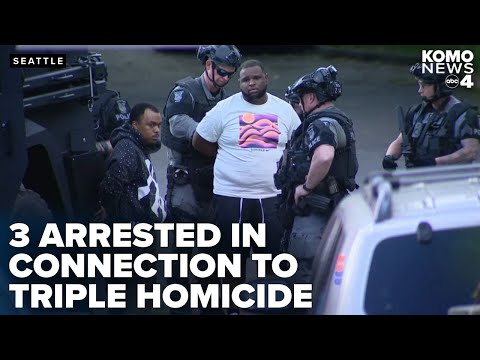 SWAT team make arrests for triple homicide outside Seattle nightclub