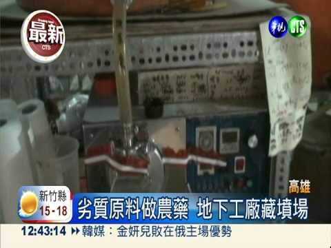 農藥也有假! 劣質原料恐致癌