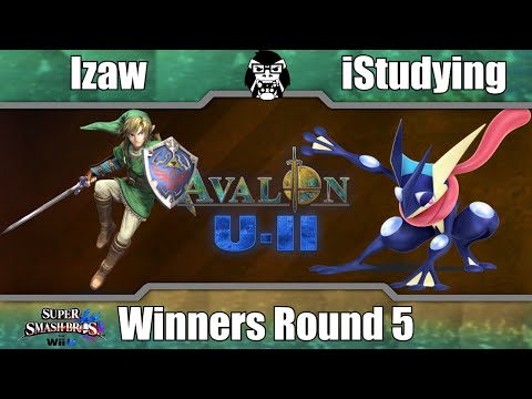 Avalon U-II - Izaw (Link) Vs. iStudying (Greninja) - Winners Round 5 - Smash 4