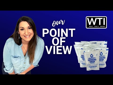 Datrex Emergency Drinking Water Packs - WTI product video review