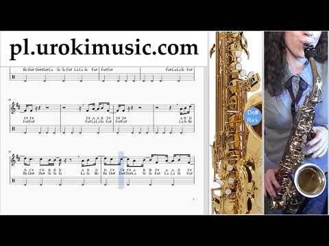 Nauka Gry Na Saksofonie (Altowy) Childish Gambino - Feels Like Summer Nuty Poradnik um-i463